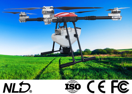 Remote Control Fertilizer Spraying Drone 6mm Agriculture With 4*100KV Motor